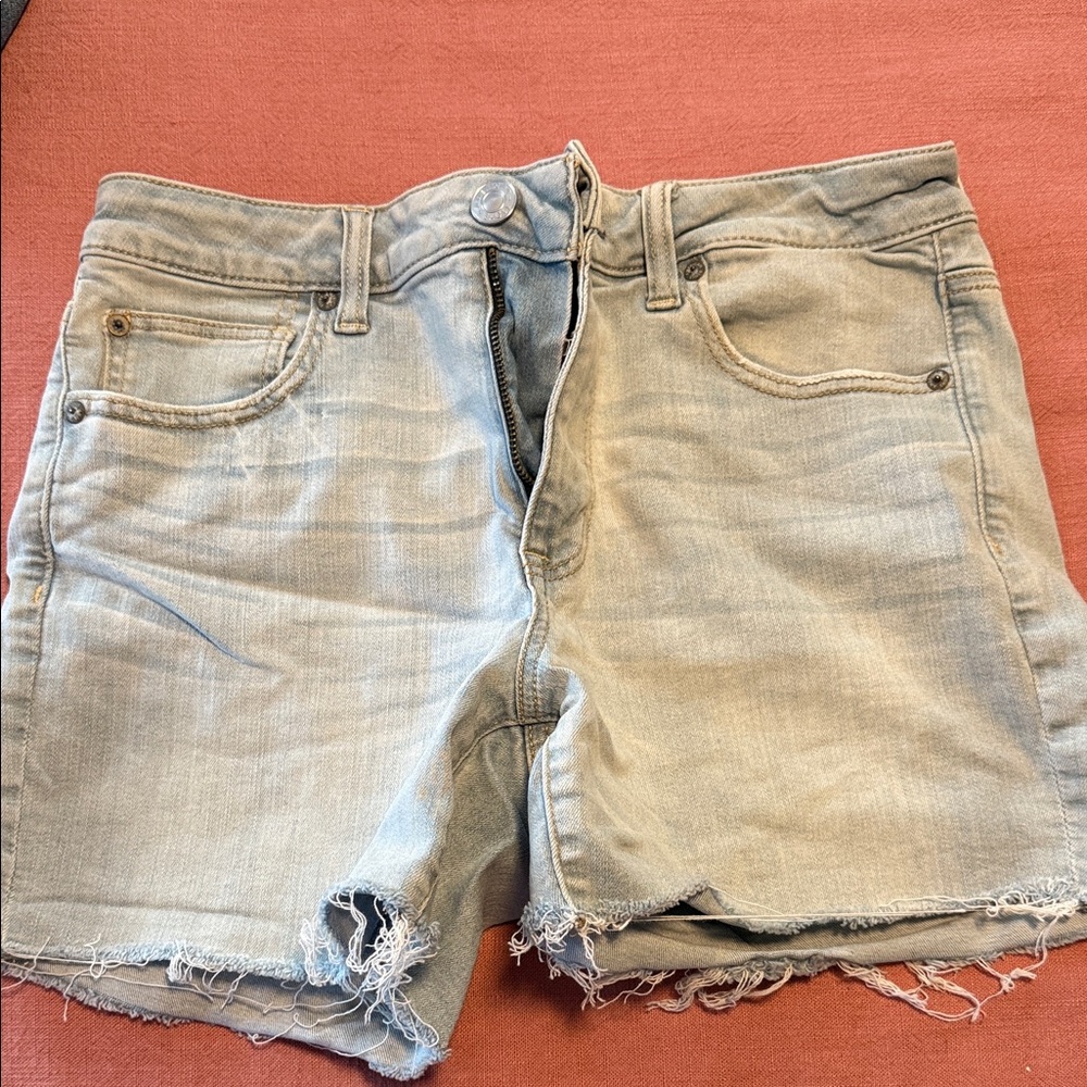 Women's Light Blue Denim Shorts